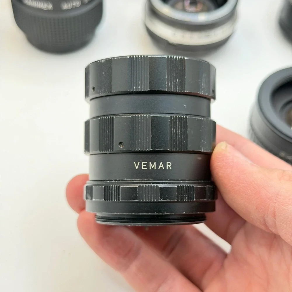 Vintage M42 Teleconverter Lot Vivitar Soligor Hanimex Saitex Vemar Pentax 6pc